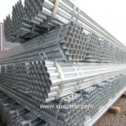 Galvanized plumbing pipe